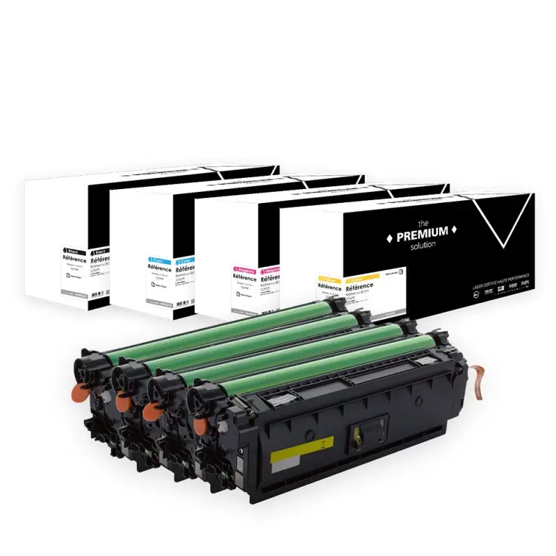 HP 508X Toner Pack 4 Couleurs compatible équivalent à CF360X, CF361X, CF362X