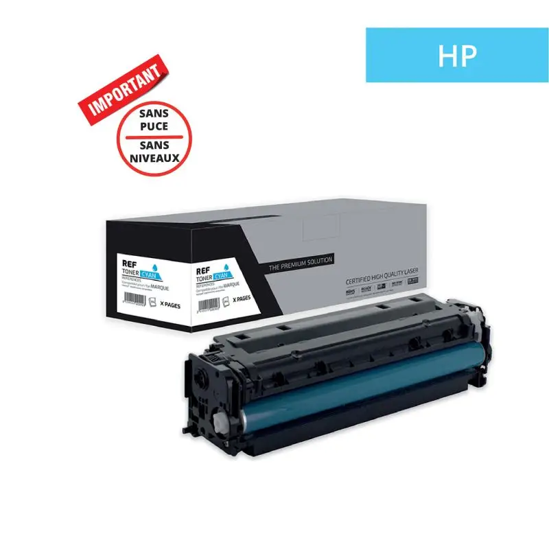 HP 207A Toner Cyan compatible puce OEM équivalent à W2211A