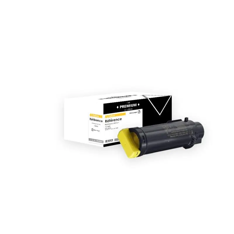 Dell 825 Toner Jaune compatible équivalent à 593BBSE, 3P7C4
