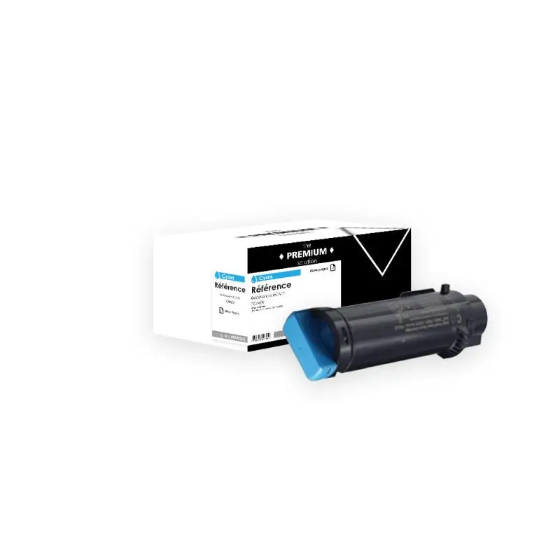 Dell 825 Toner Cyan compatible équivalent à 593BBSD, P3HJK