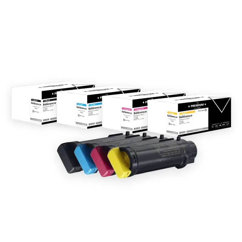 Dell 825 Toner Pack 4 Couleurs compatible équivalent à 593BBRZ, 593BBSD, 593BBRV