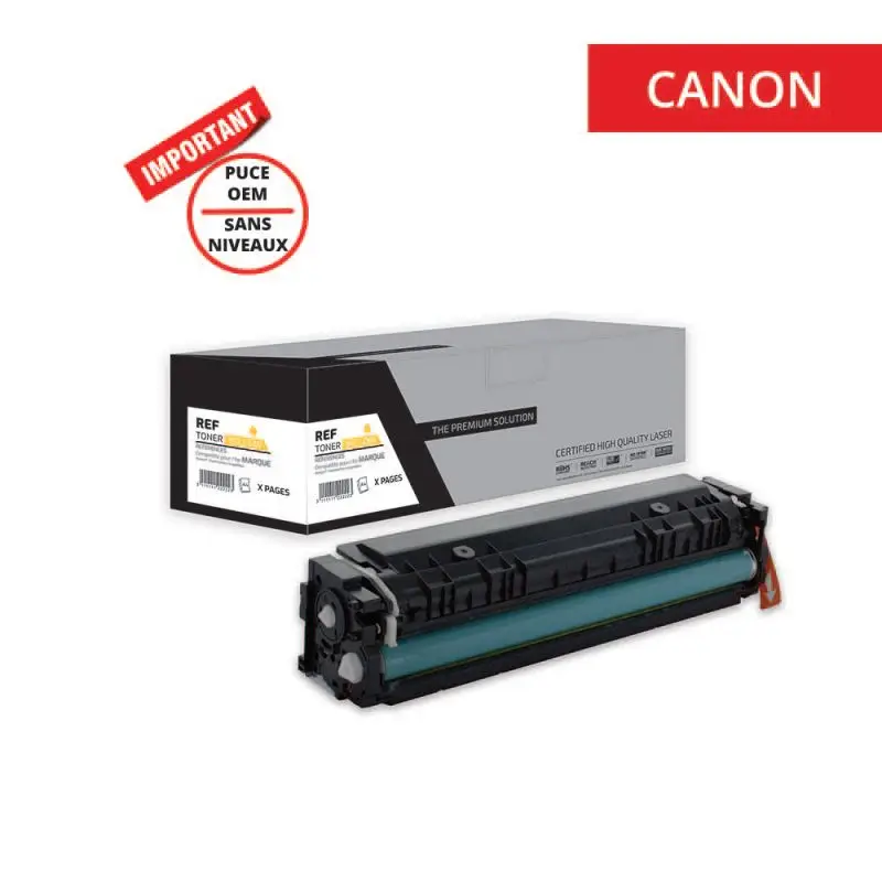 Canon 067H Toner Jaune compatible puce OEM équivalent à 5103C002