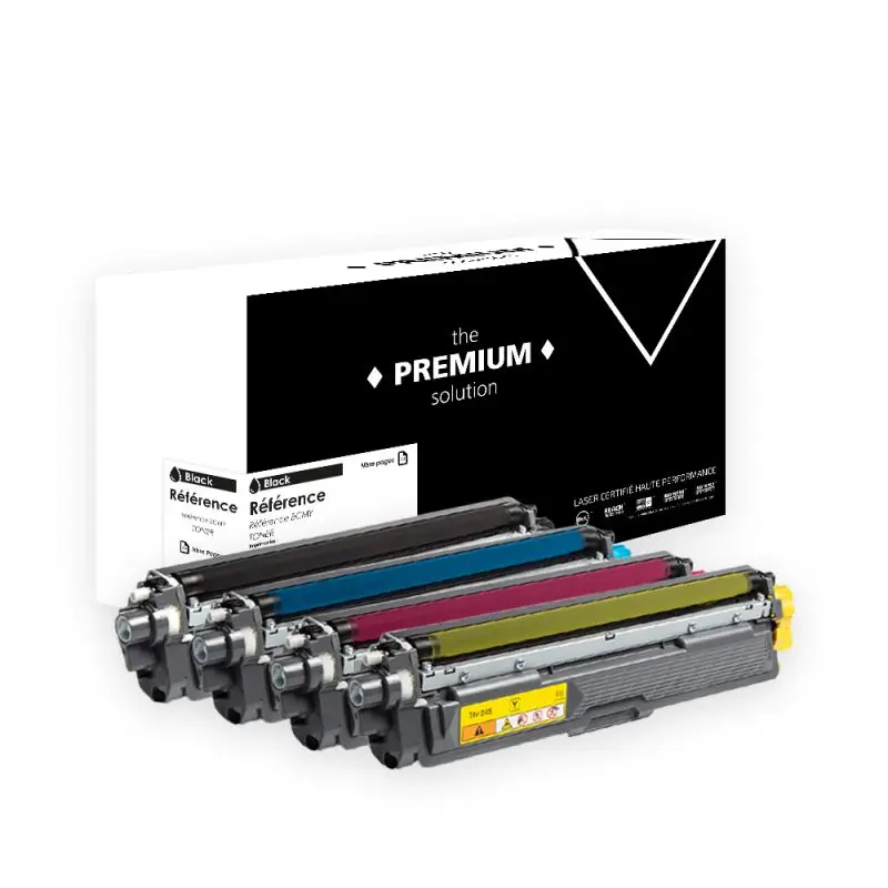 Brother TN-241 TN-245 Toner Pack 4 Couleurs compatible équivalent à TN-241, TN-245