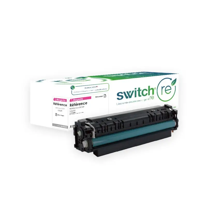 HP 410A Toner Magenta remanufacturé équivalent à CF413A · Switch RE