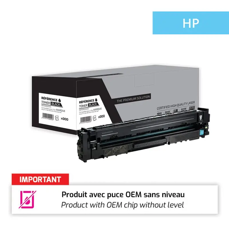 HP 216A Toner Noir remanufacturé puce OEM équivalent à W2410A