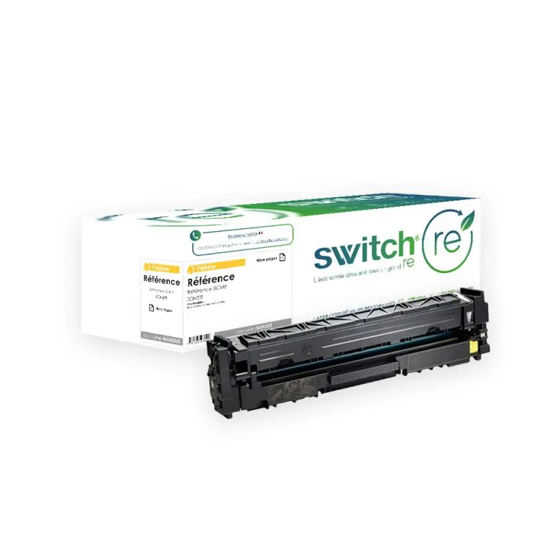 HP 207X Toner Jaune remanufacturé équivalent à W2212X · Switch RE