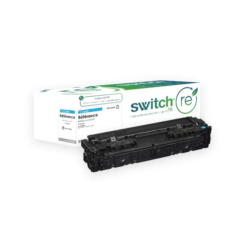 HP 201X Toner Cyan remanufacturé équivalent à CF401X · Switch RE
