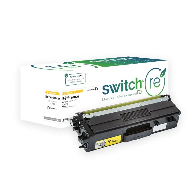 Brother TN-421 Toner Jaune remanufacturé · Switch RE