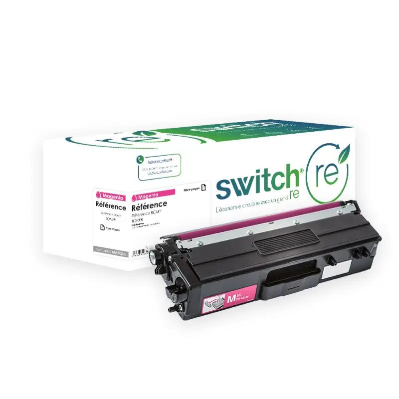 Brother TN-421 Toner Magenta remanufacturé · Switch RE