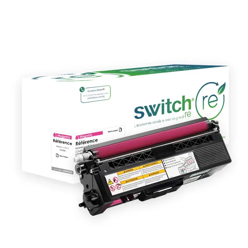Brother TN-325 Toner Magenta remanufacturé équivalent à TN-320 · Switch RE