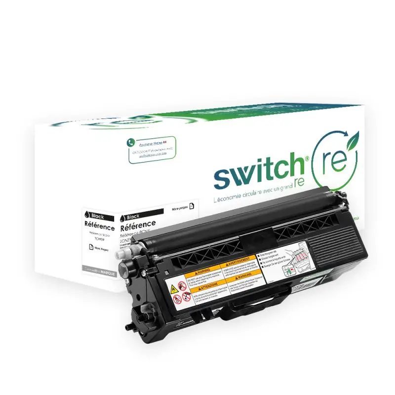 Brother TN-325 Toner Noir remanufacturé équivalent à TN-320 · Switch RE