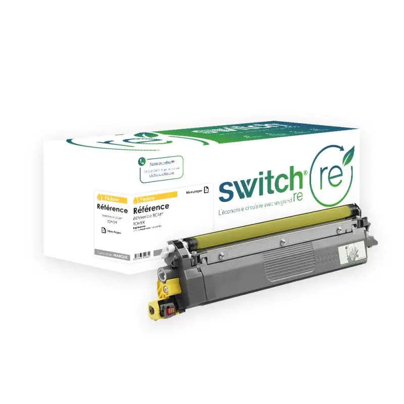 Brother TN248XL Toner Jaune remanufacturé équivalent à TN248XLY · Switch RE