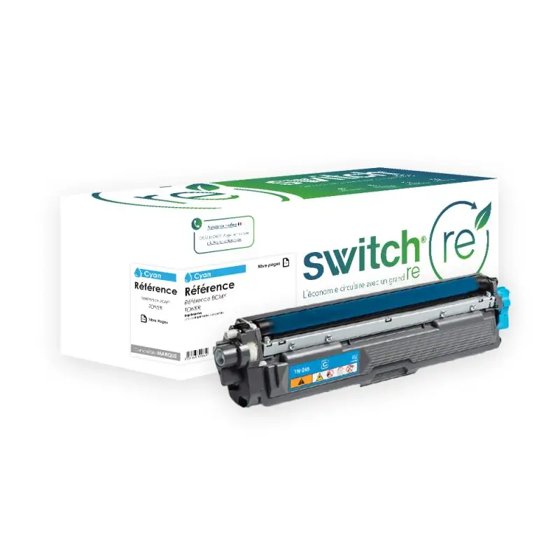 Brother TN-245 Toner Cyan remanufacturé · Switch RE
