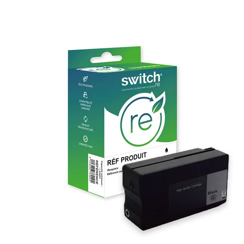 HP 963XL Cartouche Noir remanufacturé équivalent à 3JA30AE · Switch RE