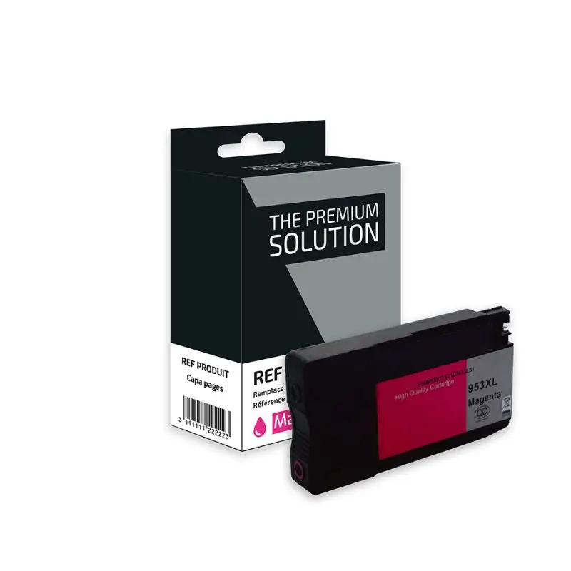 HP 953XL Cartouche Magenta remanufacturé équivalent à F6U17AE