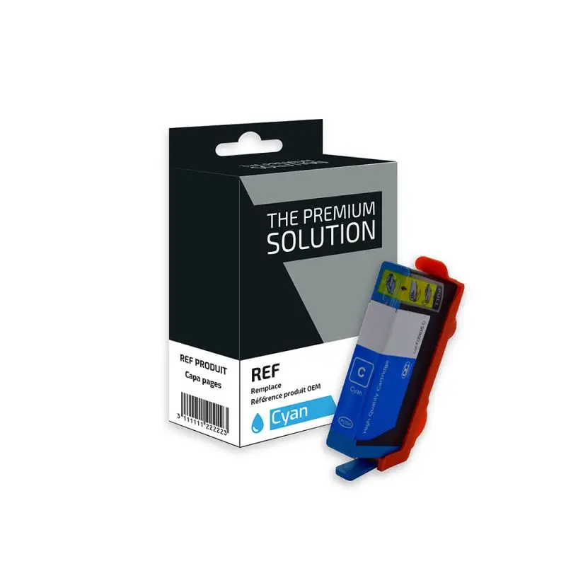 HP 912XL Cartouche Cyan remanufacturé équivalent à 3YL81AE