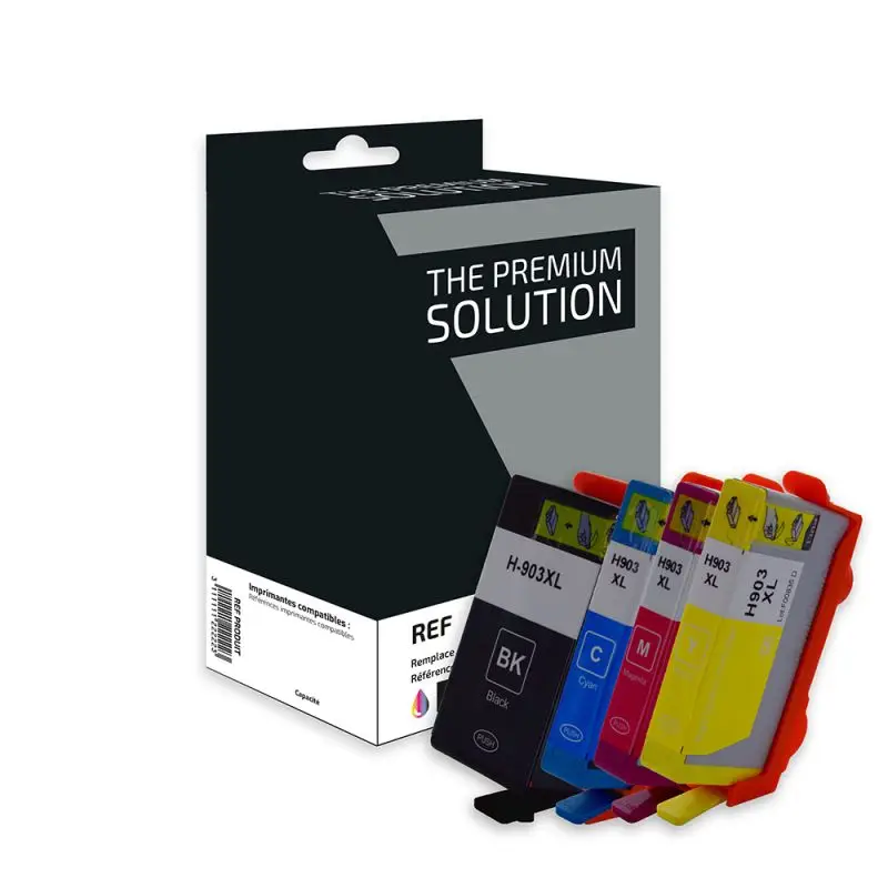 HP 903XL Cartouche Pack 4 Couleurs compatible