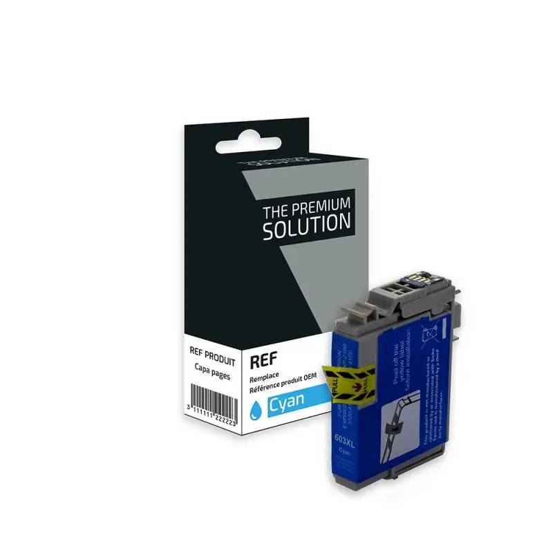Epson 603XL Cartouche Cyan compatible équivalent à C13T03A24010