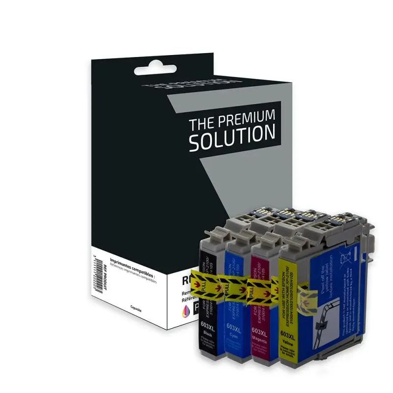 Epson 603XL Cartouche Pack 4 Couleurs compatible équivalent à C13T03A64010