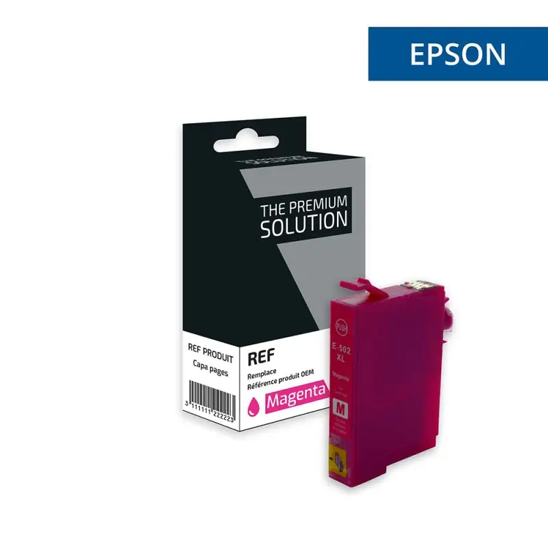 Epson 502XL Jumelles Cartouche Magenta compatible équivalent à C13T02W34010