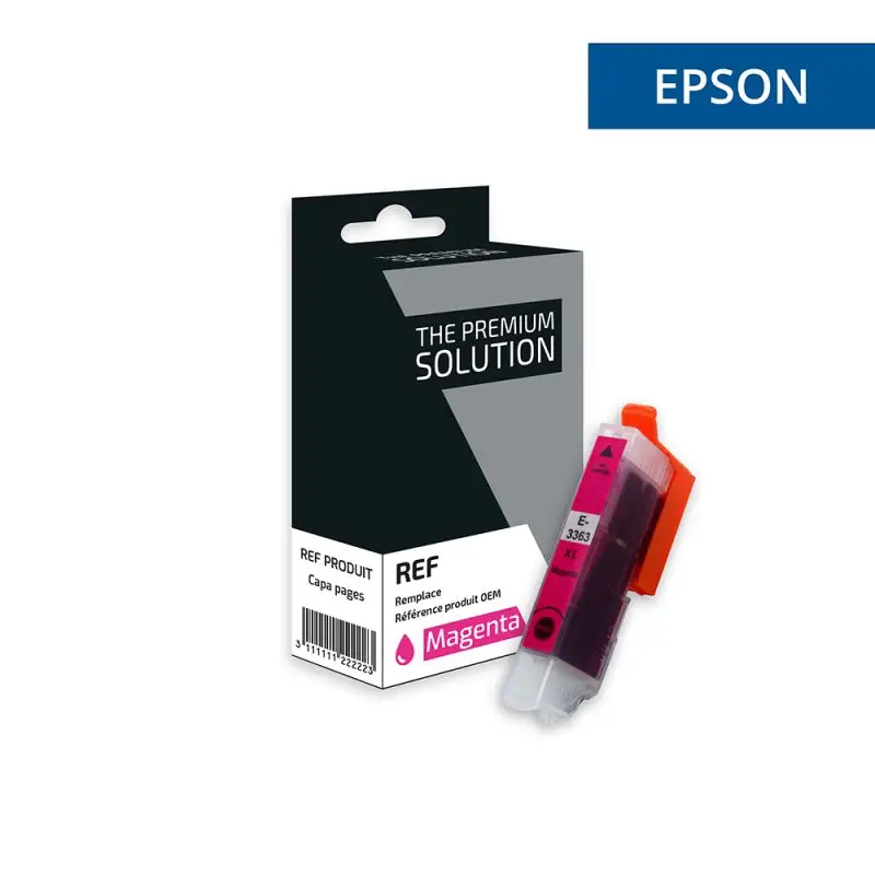 Epson 33XL Orange Cartouche Magenta compatible équivalent à C13T33634012