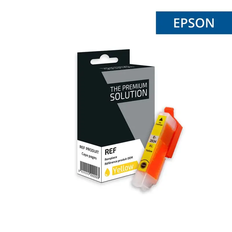 Epson 26XL Ours Polaire Cartouche Jaune compatible équivalent à C13T26344012