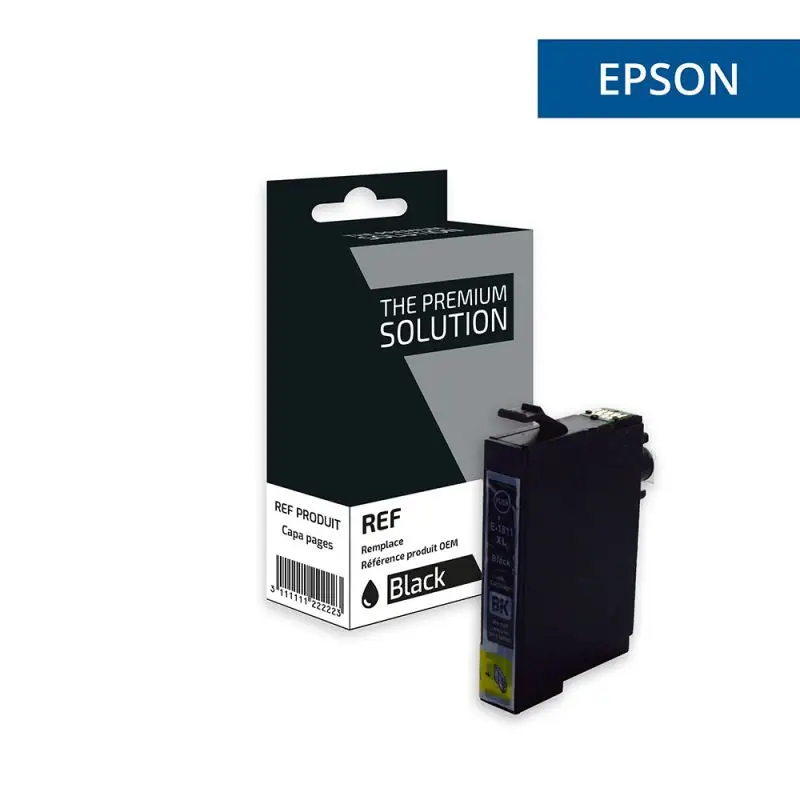 Epson 1811 Paquerette Cartouche Noir compatible équivalent à C13T18114012