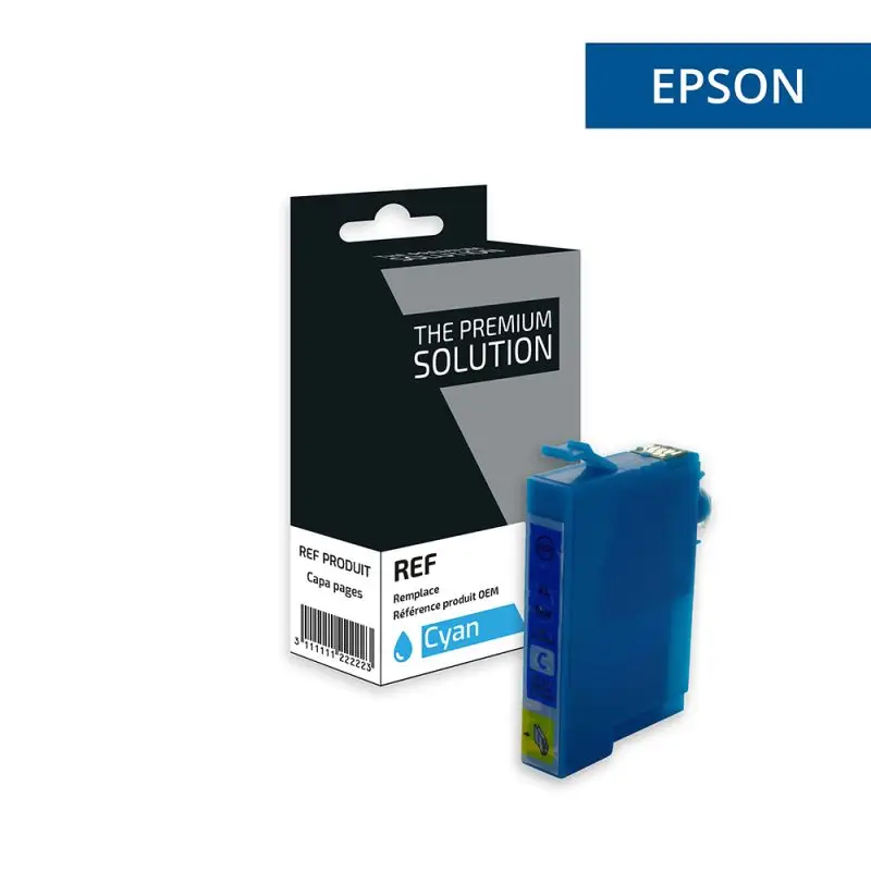 Epson 1002 Rhinoceros Cartouche Cyan compatible équivalent à C13T10024010