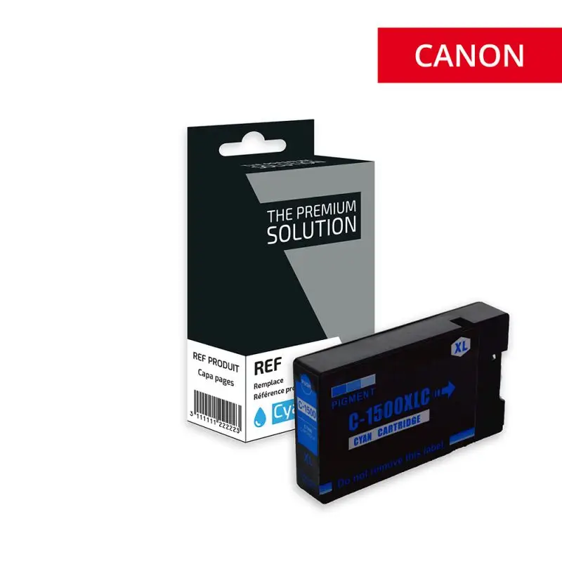 Canon 1500XL Cartouche Cyan compatible équivalent à PG-1500, 9193B001