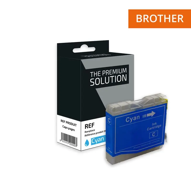 Brother 985 Cartouche Cyan compatible équivalent à LC985C