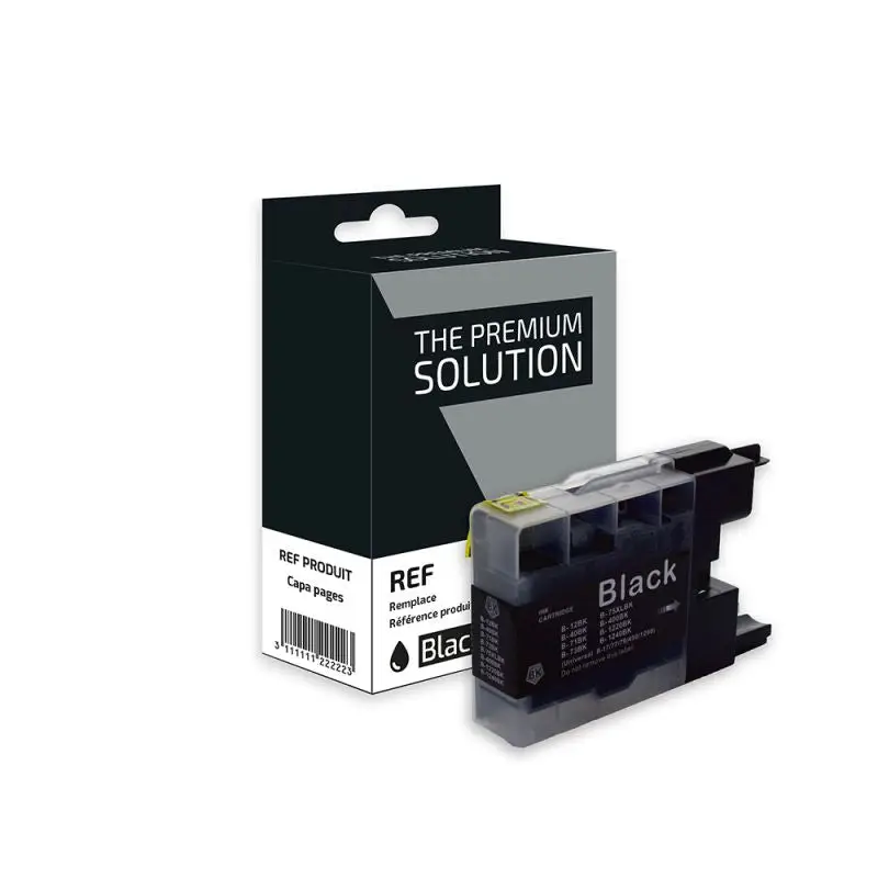 Brother 1240XL Cartouche Noir compatible équivalent à LC1220, 1240, 1280