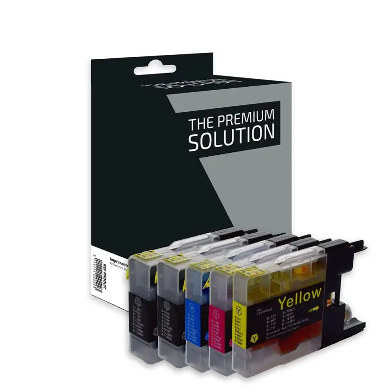 Brother 1240XL Cartouche Pack 4 Couleurs compatible équivalent à LC1220, 1240, 125