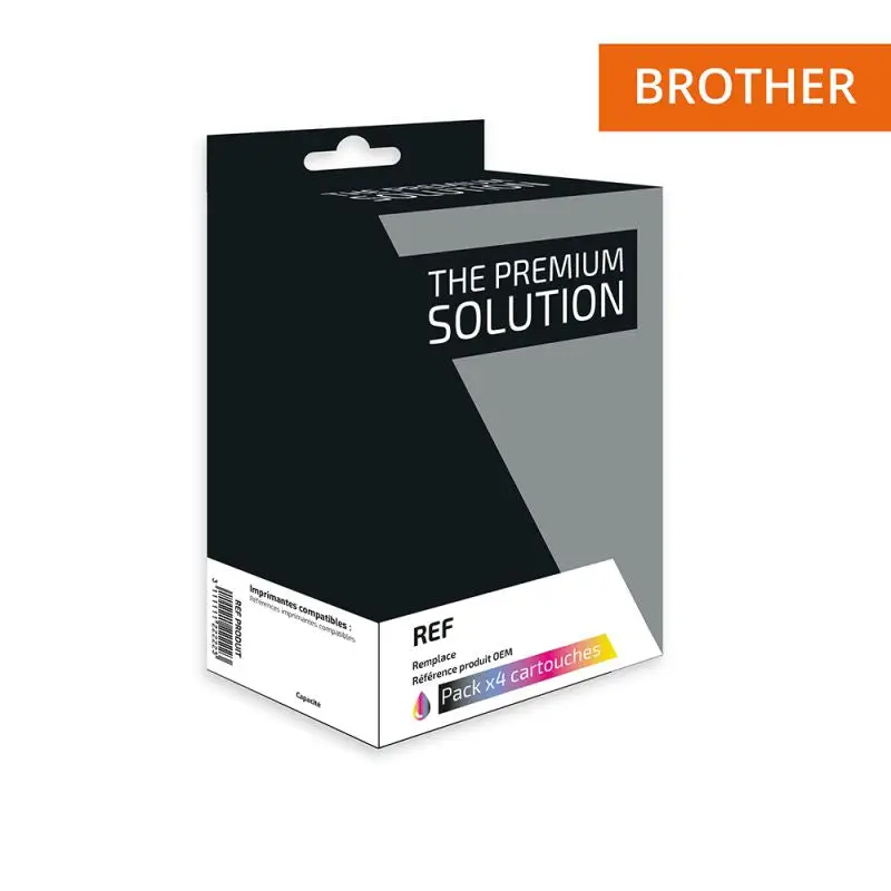 Brother 3239XL Cartouche Pack 4 Couleurs compatible équivalent à LC3239XLB
