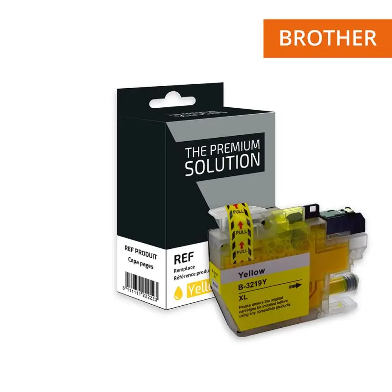 Brother 3219 Cartouche Jaune compatible équivalent à LC3219XLY
