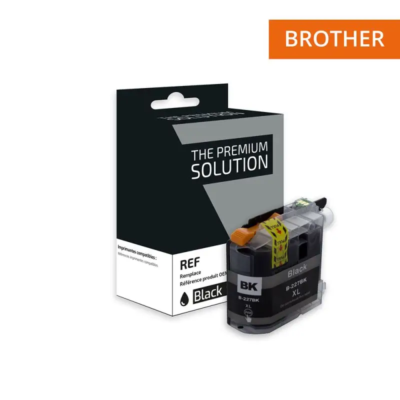 Brother 227 Cartouche Noir compatible équivalent à LC227XLB
