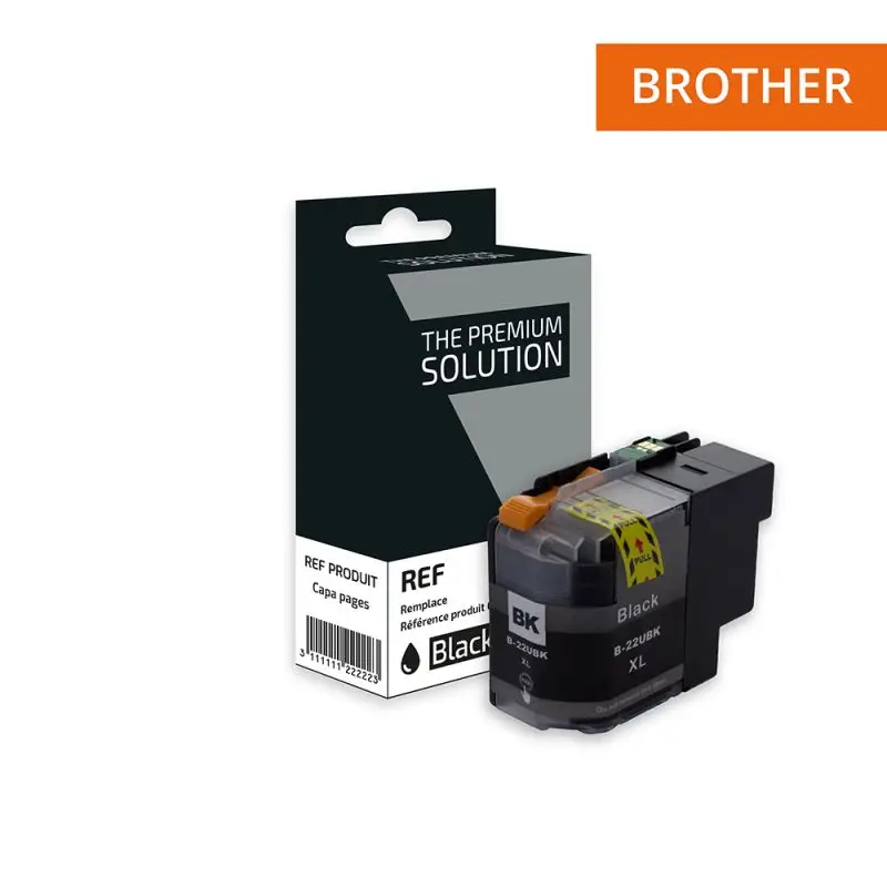 Brother 22U Cartouche Noir compatible équivalent à LC22UB