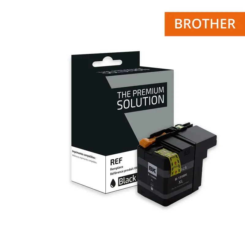 Brother 129 Cartouche Noir compatible équivalent à LC129XLB