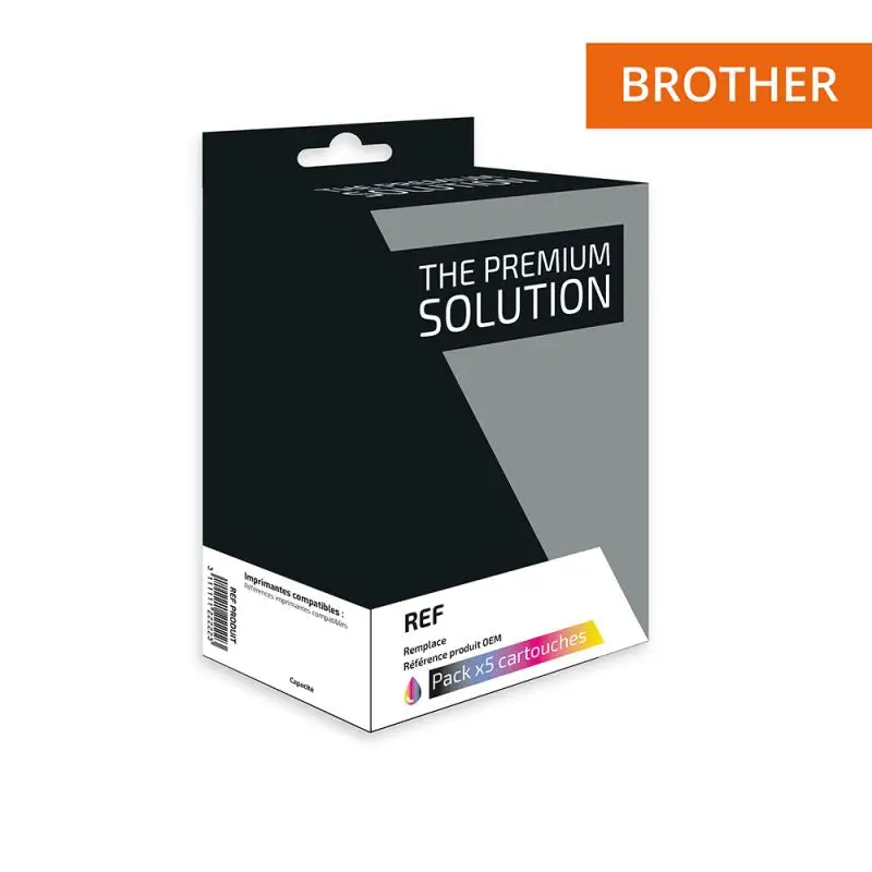 Brother TPS B1280XL Cartouche Pack 4 Couleurs compatible équivalent à LC1280XL